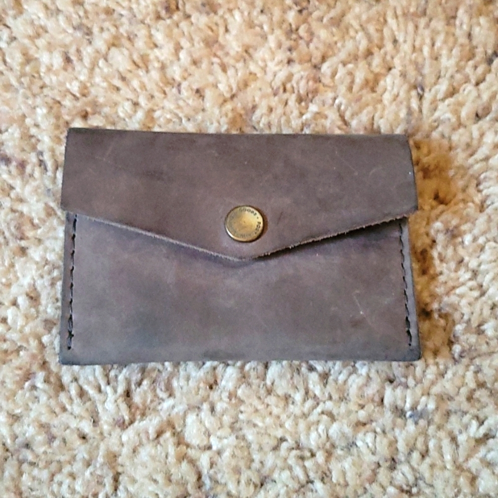 Portland Leather mini envelope wallet